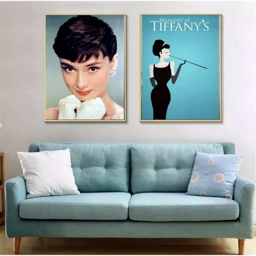 Audrey Hepburn Breakfast at Tiffany’s prints collection wall art picture print - Picture 2 of 10